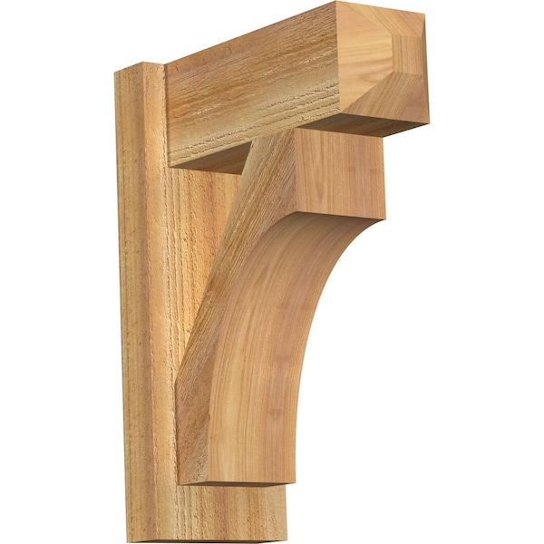 Ekena Millwork Westlake Craftsman Rough Sawn Outlooker, Western Red Cedar, 6"W x 14"D x 18"H OUT06X14X18WTL04RWR - main